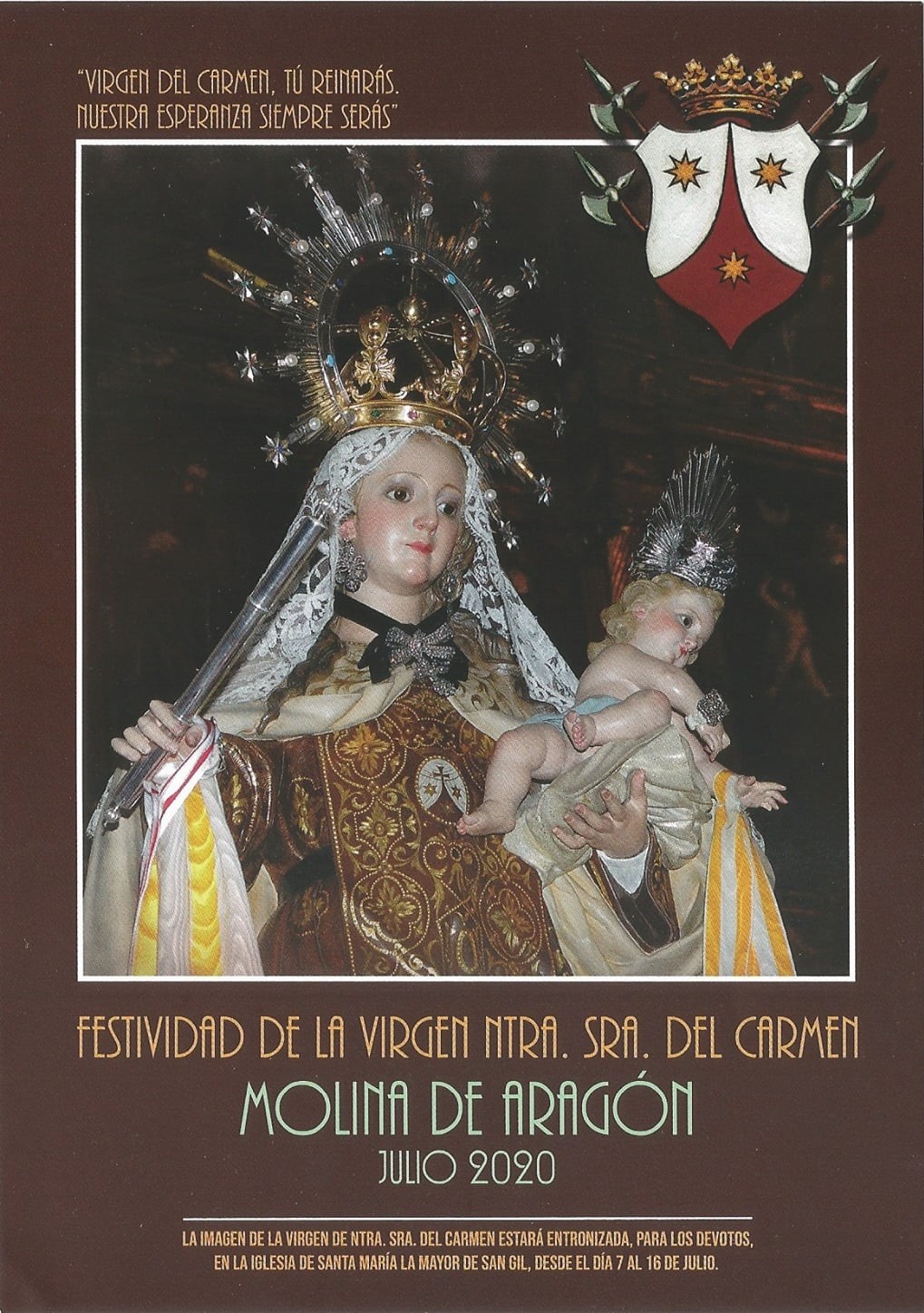 Fiestas de Nuestra Señora del Carmen 2020 Molina de Aragón